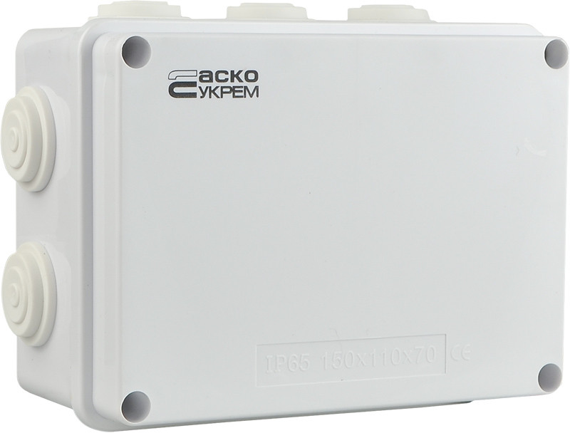 Розподільча коробка TY-RA 150*110*70 АСКО-УКРЕМ (A0150170019), фото 1
