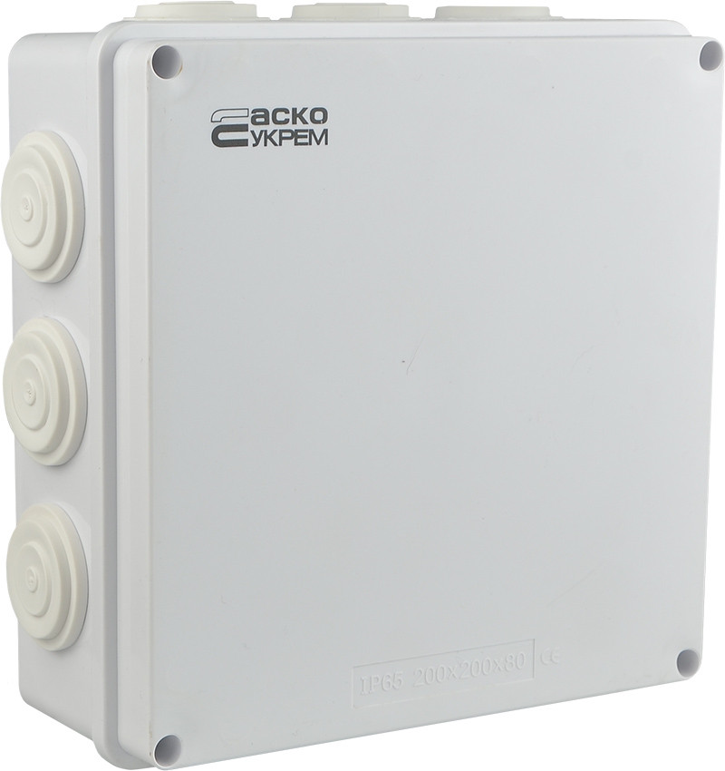 Розподільча коробка TY-RA 200*200*80 АСКО-УКРЕМ (A0150170023), фото 1