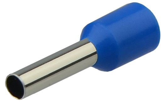 Наконечники трубчасті НТ 2,5-08 сині (100шт) АСКО-УКРЕМ (A0060010005), фото 1