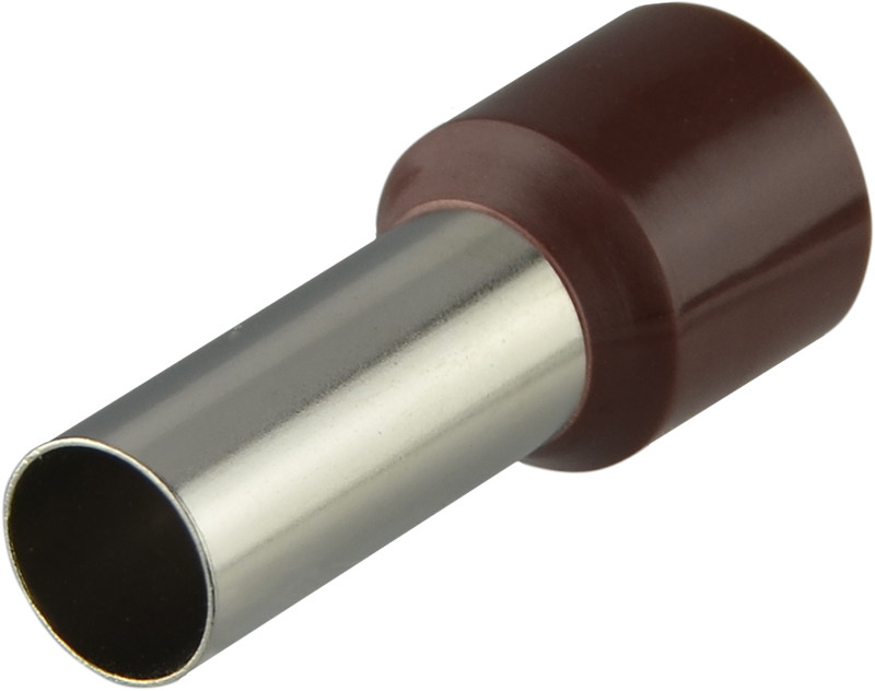 Наконечники трубчасті НТ 25,0-18 коричневі (100шт) АСКО-УКРЕМ (A0060010011), фото 1