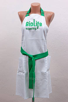 BioLife Фартух з кишенями - Білий, 1 шт.