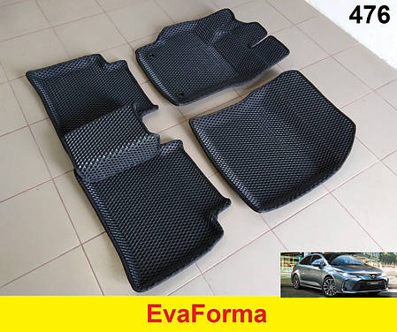 3D килимки EvaForma на Toyota Corolla (E210) '18-, килимки ЕВА, фото 2