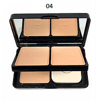 Компактная тройная пудра Chanel 3 in 1 Make-Up PPF 30 & Vitamin E № 04