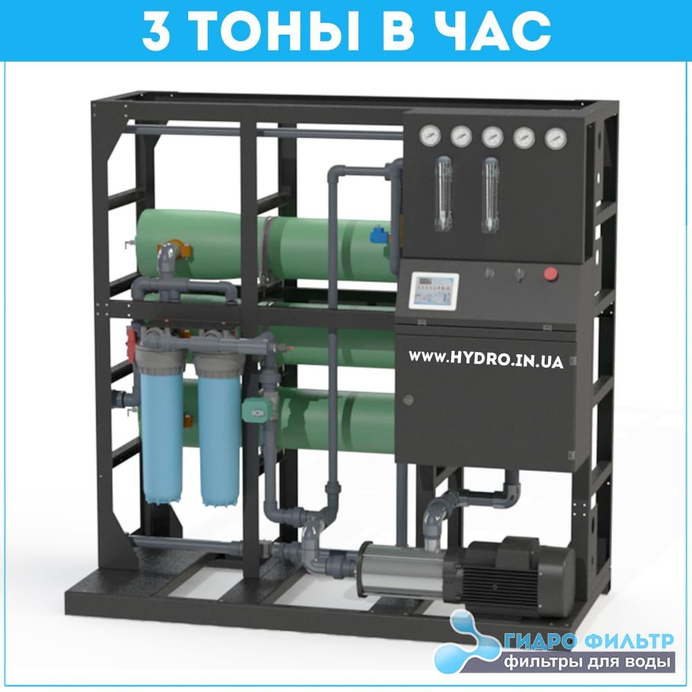 Промислове встановлення зворотного осмосу Nerex LPRO381-WL (3 тони/год)