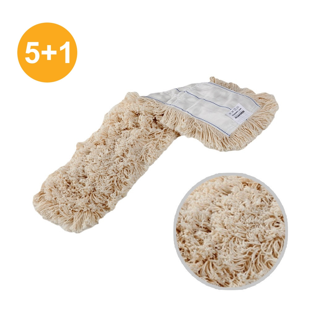 Моп из хлопка для сухой уборки разрезной карманы White Sail Сменные ...