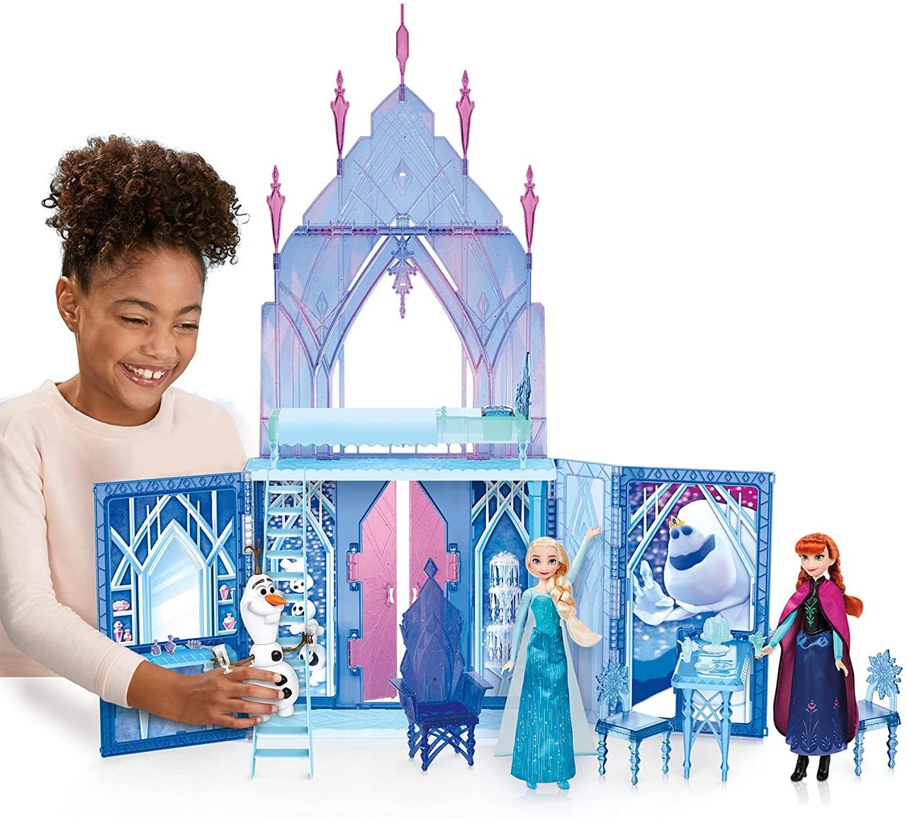 Крижаний палац замок Frozen 2 Холодне серце Elsa's Fold and Go Ice Palace