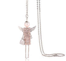 Кулон "Куколка ангелочок" рожева