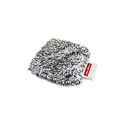 Рукавиця микрофибровая для мийки авто - MaxShine Microfiber Wash Mitt чорно-білий (1130004W)