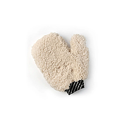 Рукавиця плюшево-микрофибровая для мийки авто - MaxShine Plush Microfiber Wash Mitt 650 gsm бежевий (1140001B)