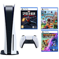 Sony Playstation 5 White 856g+3ігри.