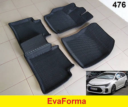 3D килимки EvaForma на Suzuki Swace '20-, килимки ЕВА, фото 2