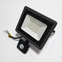 Светодиодный прожектор LED SMD 30W датчик движения
