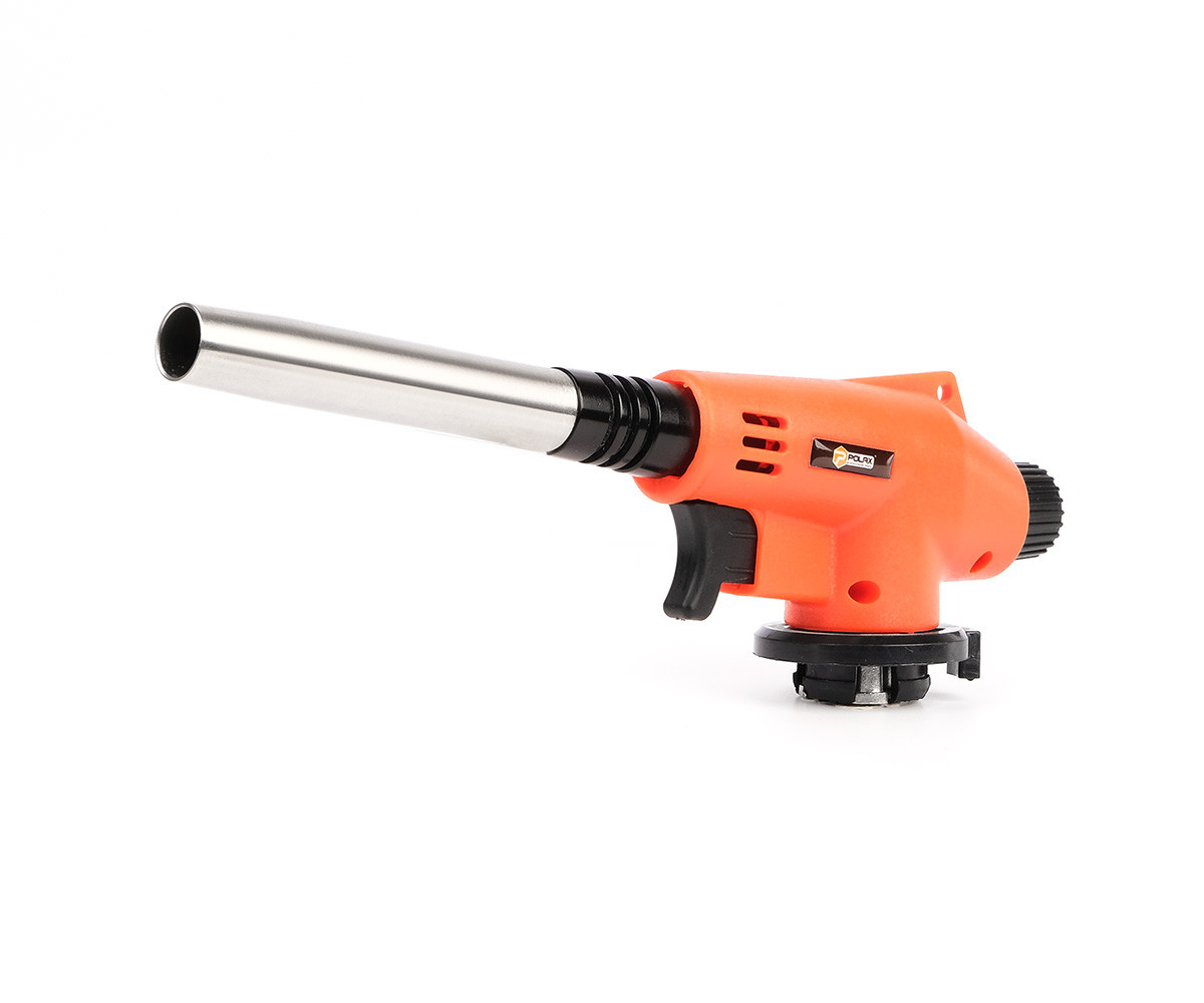 Газовий пальник з металевим звуженим соплом та п'єзозапалюванням Polax 1,65 kW, 1300 °C (32-030), фото 1