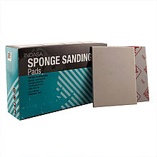 Абразивні листи на основі піноматеріалу INDASA Rhyno Sponge Auto MICRO FINE 115*140*5мм, зерно  Р1200-P1500 (уп-20шт)