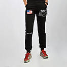 Чорні стильні штани nasa heron preston логотип принт, фото 2