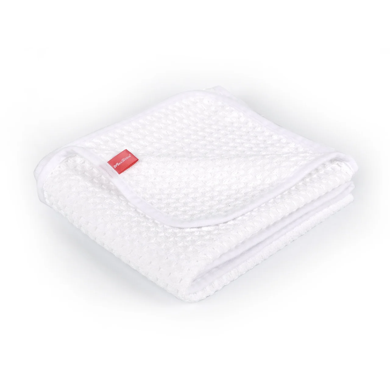 Набір вафельних рушників 3 шт. - MaxShine Glass Clean and Dry Microfiber Towel 35x35 див. білий (1043535W)