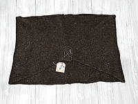 Пояс вязанный из собачьей шерсти черный one size