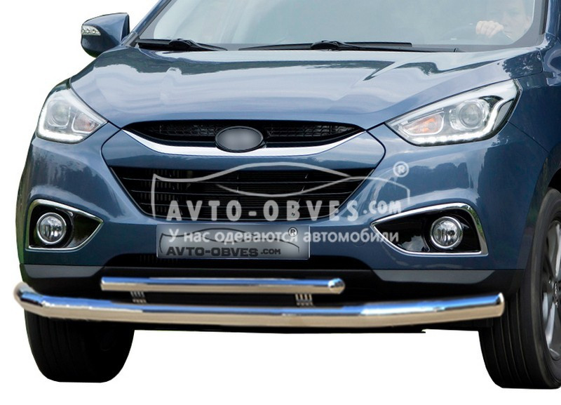 Подвійна дуга Hyundai ix35 - тип: Ø:60х42 мм