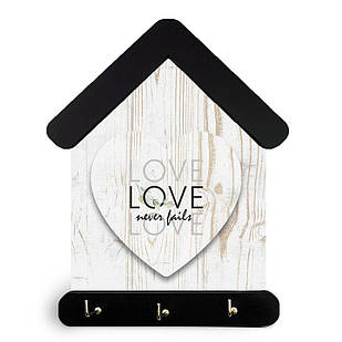 Ключниця-хатка Love never fails хркл50008а Тур-Колекшн