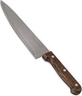 Нож кухонный Kamille Eco Force "Шеф-повар" 20см с деревянной ручкой