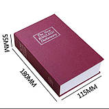 Книга-сейф велика англійська енциклопедія 3 кольори 24х15х6 см., фото 4
