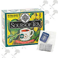 Черный чай Саусеп пакетированный, Soursop Tea, Mlesna (Млесна) 50шт