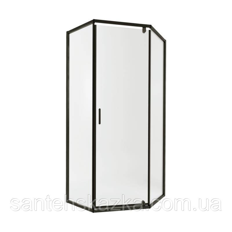 Душевая кабина Qtap Scorpio BLA10115-AC6 100x100 см, стекло Clear 6 мм, покрытие CalcLess без поддона, фото 1