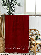 Рушник пляжний Philippus Beach Towel 90x170 см бордовий арт.2510_yelkenli_bordo