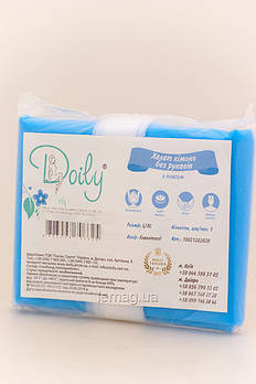 Doily Халат-кімоно без рукавів, спанбонд, розмір L/XL, 1 шт - Блакитний