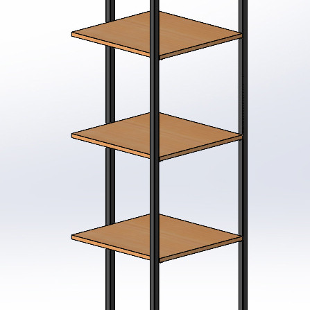 Комплект полиць 443х470 мм для Острівної конструкції RK104.00.00 в магазин одягу