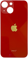 Задняя крышка iPhone 13 mini красная с большими отверстиями под окна камер оригинал
