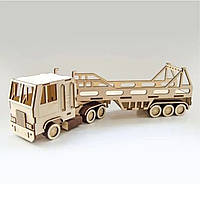 Конструктор Woodcraft из дерева грузовик 37х8х11см.