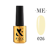 Гель-лак F.O.X Masha Efrosininna 026 Home Flowers лимонний, 7 мл