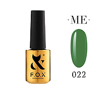 Гель-лак F.O.X Masha Efrosininna 02 Eco зелений, 7 мл