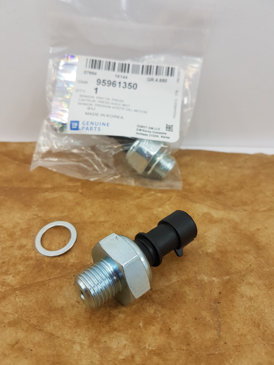 Датчик тиску масла Лан, Нуб, Некс, Мат, Ав, Лач, Так, Еван, Епік, Капт GM Корея (ориг), фото 1