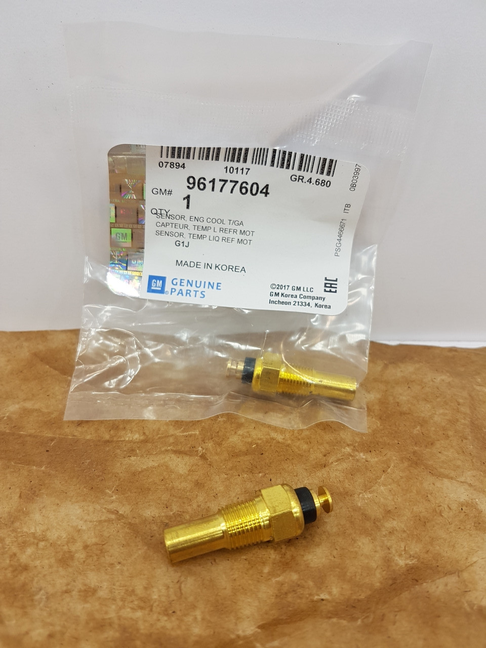 Датчик температури води (на стрілку) Ланос, Нексія, Матіз GM Корея (ориг), фото 1