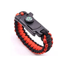 Браслет виживання з паракорда з прихованим ножем! Все, що потрібно в поході!