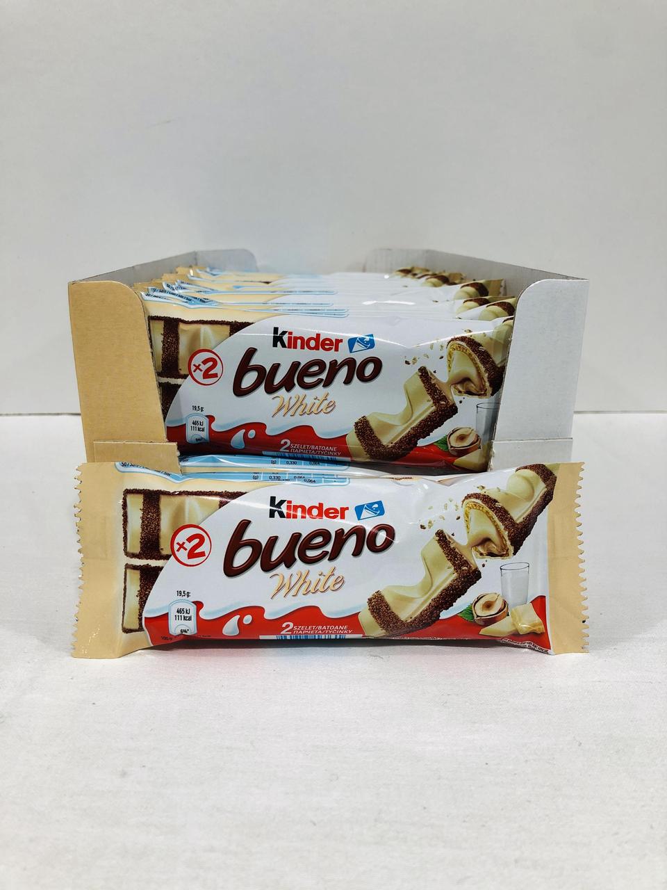 Купить Вафлі Kinder Bueno White 39гр, цена 28 грн — Prom.ua (ID#1554865671)