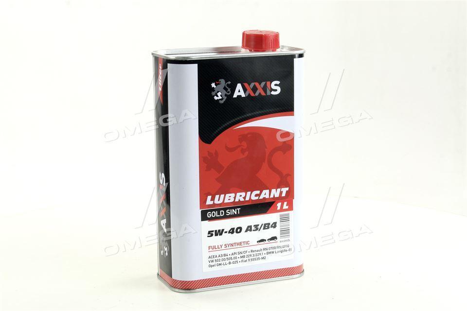 Масло моторн AXXIS 5W-40 A3/B4 Gold Sint (Каністра 1л)