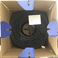 Кабель витая пара наружный FinMark UTP CAT5E 4P 24AWG PE B 4х2х0,51, 305 м.