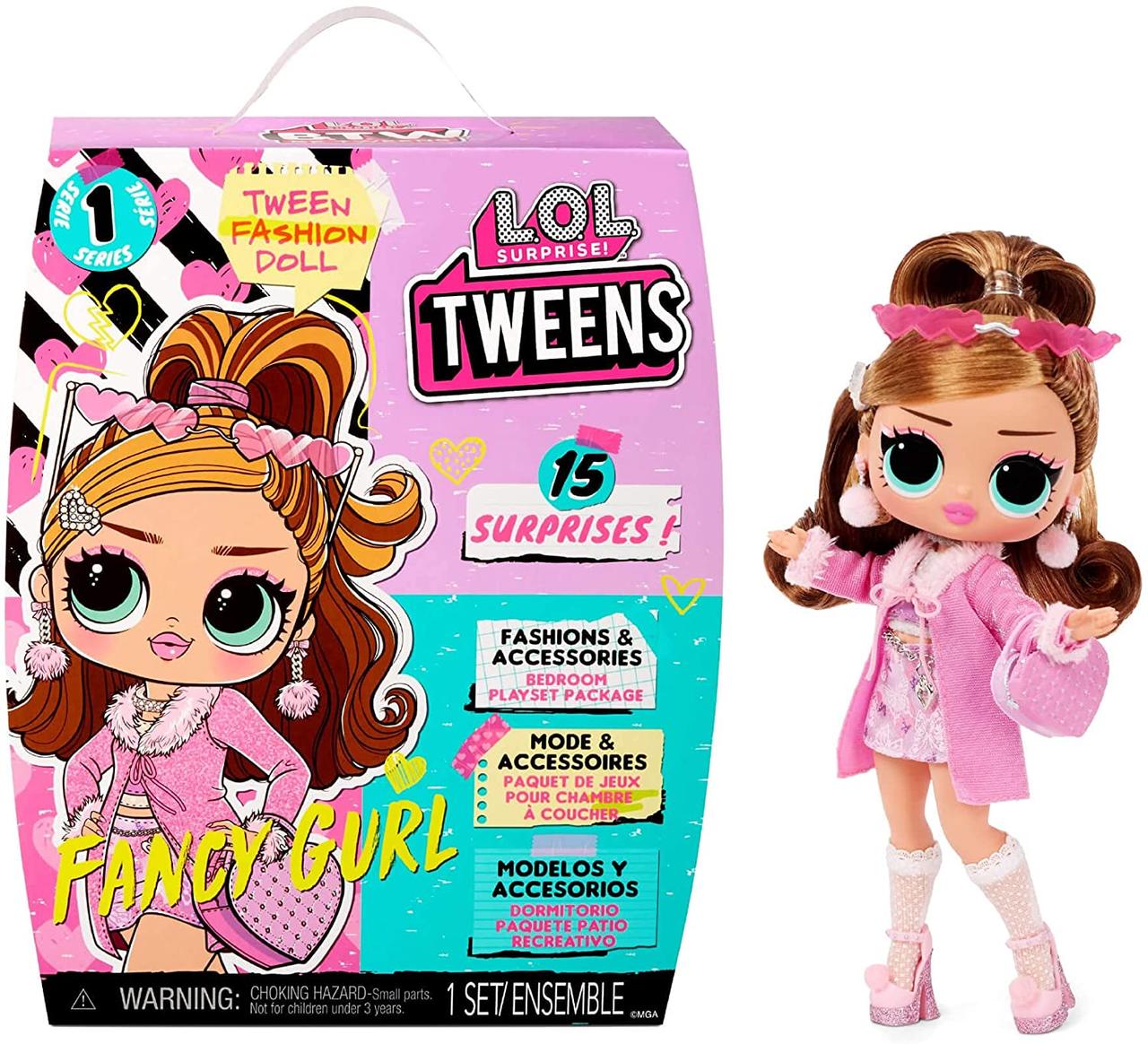 Лялька ЛОЛ Сюрприз Модниця LOL Surprise Tweens Fashion Doll Fancy Gurl with 15 Surprises 576679