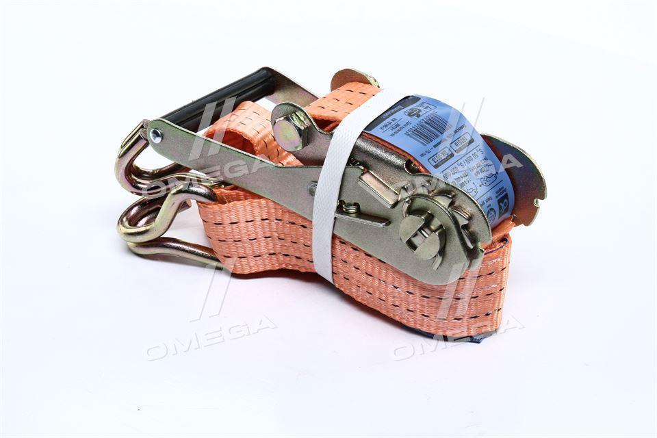 Стяжка вантажу, 3t 50mm.x5m.(0.5+4.5) пластик ручка