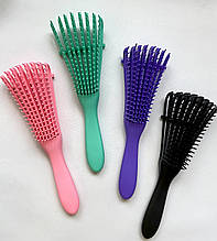 Гребінець Восьминіг трансформер продувний для густого і кучерявого волосся з розпіркою