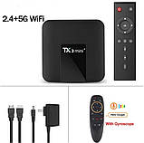 Смарт-ТВ-приставка TX3 mini Plus 4gb/32gb SmartTV Андроїд 11 Android TV box + пульт Air Mouse G20, фото 11