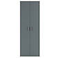 Шафа платтяна з дверцятами 79х221х55см кольору попелястий антрацит Гербор Кабі SZF2D/79/220, фото 5