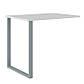 Стіл приставний 90х77х65см кольору попелястий антрацит Гербор Кабі BIU90, фото 4