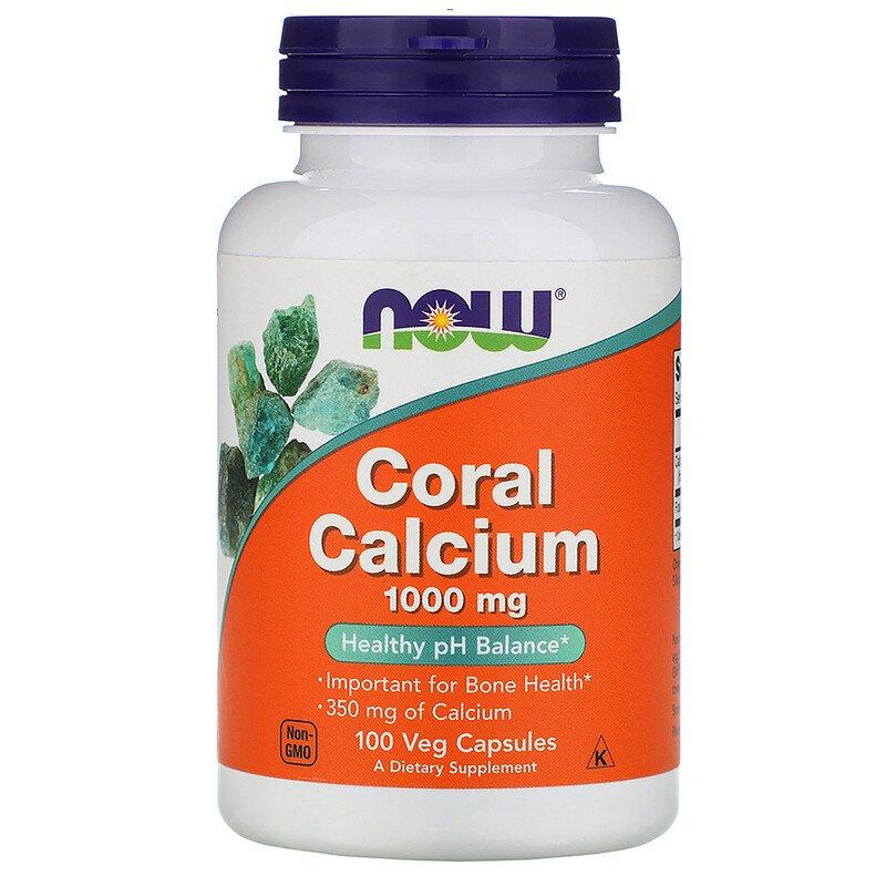 Coral Calcium 1000 мг Now Foods 100 капсул