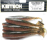 Силикон Keitech Easy Shiner 4" (7шт/упак) ц: 404: Red Crawdad