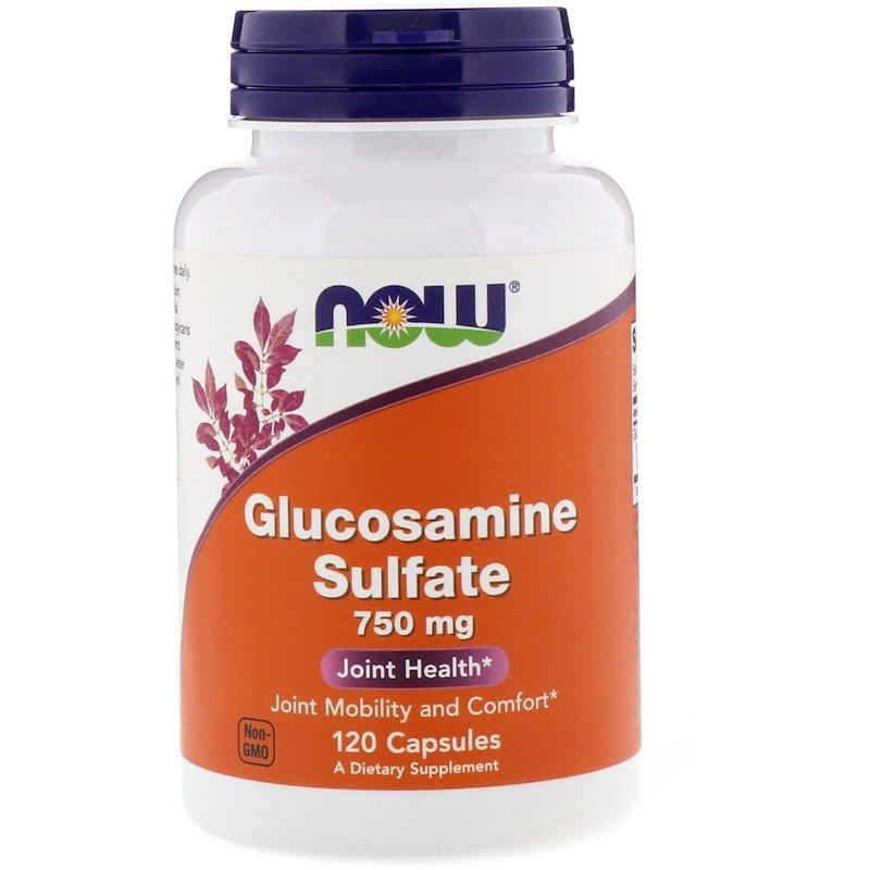 Glucosamine Sulfate 750 мг Now Foods 120 капсул - фото 1 - id-p1554965212