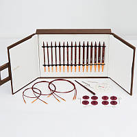 Набор деревянных съемных спиц Deluxe в подарочной коробке Symfonie Rose KnitPro